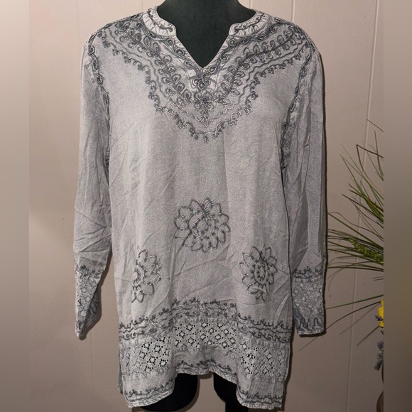 Studio West Tops - Studio West Apparel • Boho Tunic Blouse